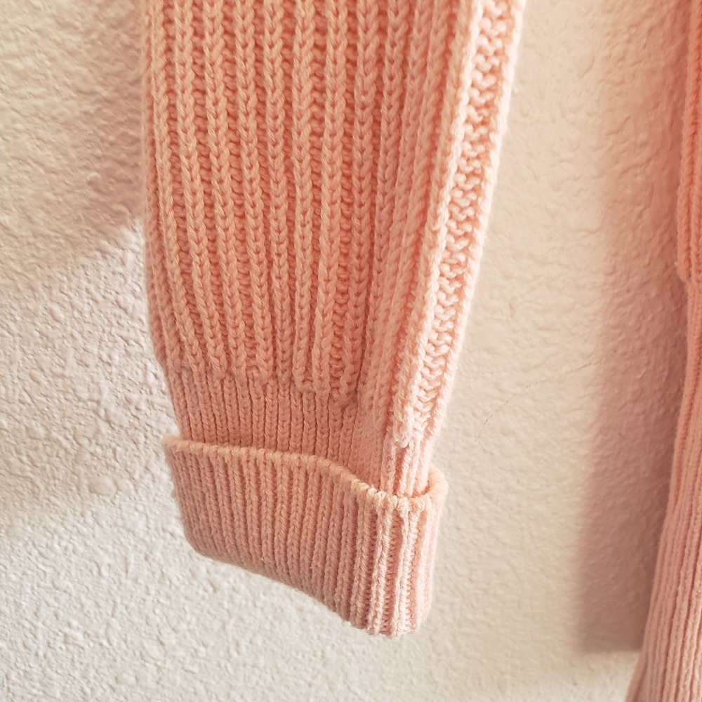 Vintage Clifford&Wills  Women Light Rose Cotton Relaxed  Sweater. FINAL SALE - - Picture 11 of 11